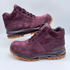 Nike Air Max Goadome Men’s Suede Burgundy Boots